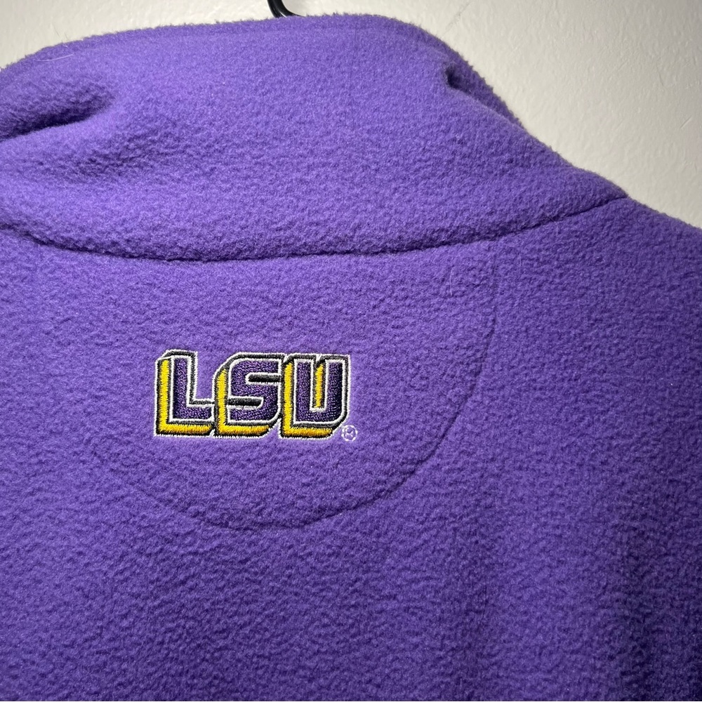 LSU Sweatshirt Fleece 3/4 Zipper Boys Size XXL (18/20) - Picture 5 of 9